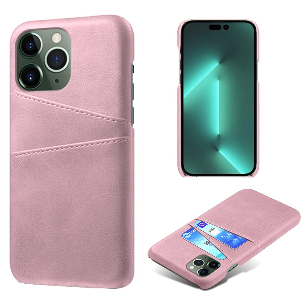 SKALO iPhone 14 Pro Max PU-Läder Korthållare Skal