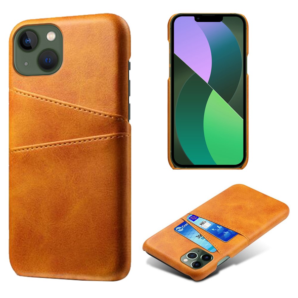 SKALO iPhone 14 Plus PU-Läder Korthållare Skal