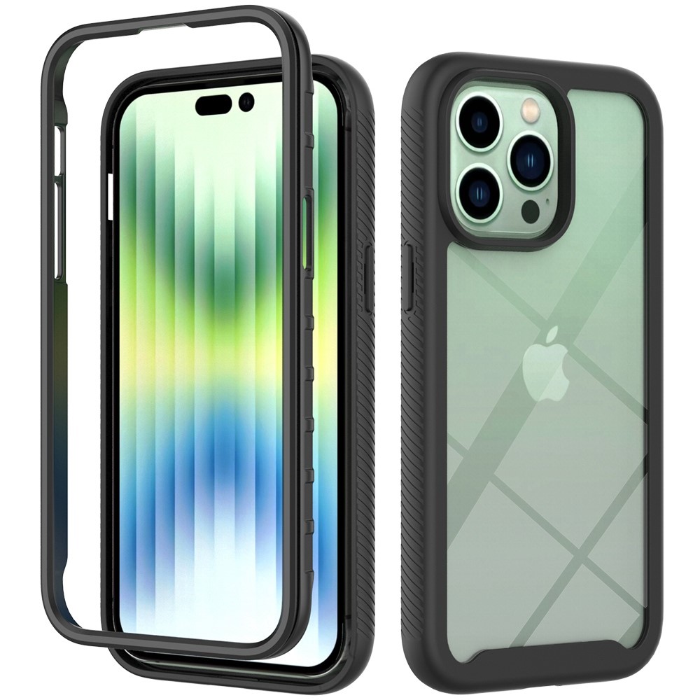 SKALO iPhone 14 Pro Max Shockproof Clear Hybrid Skal