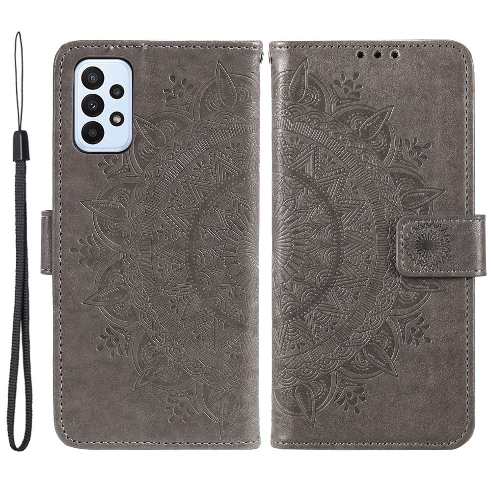 SKALO Samsung A23 Mandala Plånboksfodral