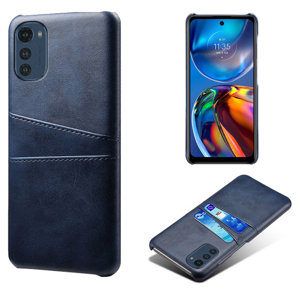 SKALO Motorola Moto E32/E32s PU-Läder Korthållare Skal