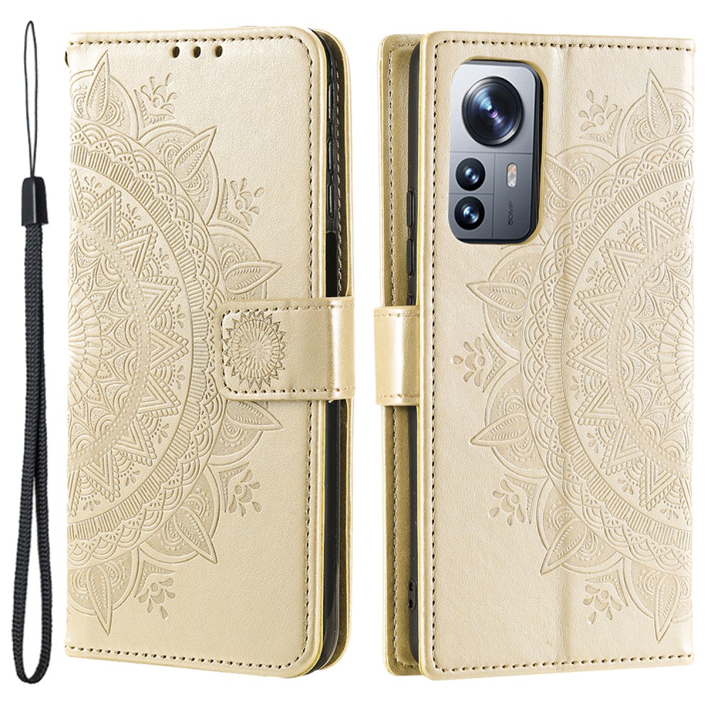 SKALO Xiaomi 12 Mandala Plånboksfodral