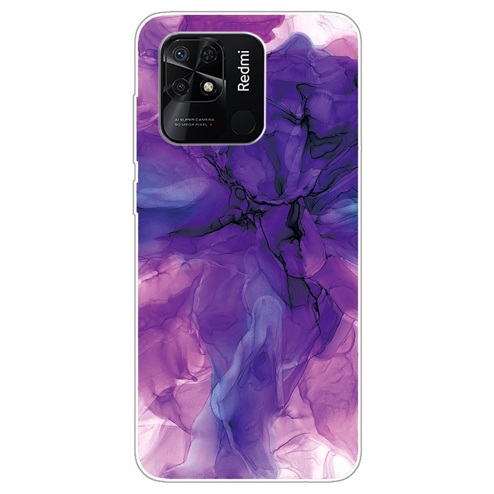 SKALO Xiaomi Redmi 10C Marmor TPU-skal - Motiv 6