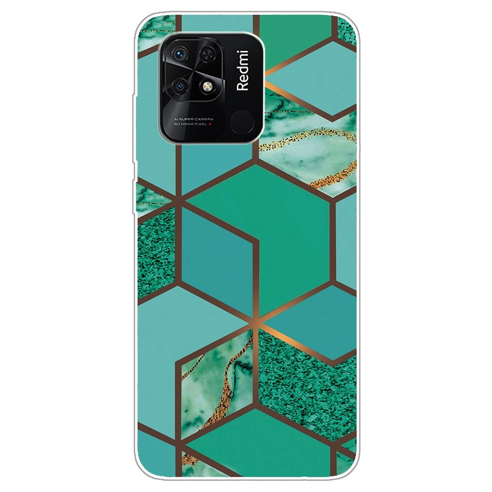 SKALO Xiaomi Redmi 10C Marmor TPU-skal - Motiv 9