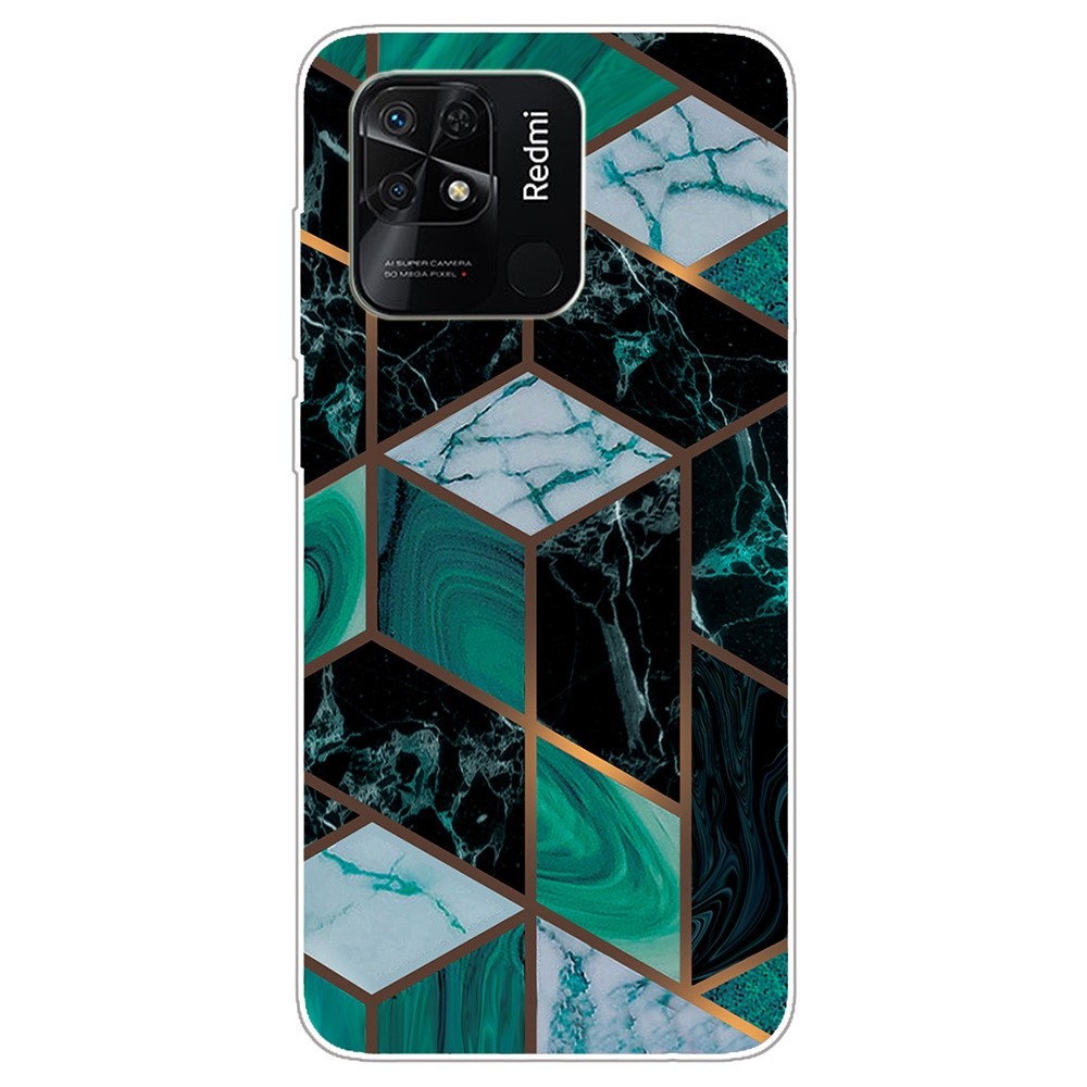 SKALO Xiaomi Redmi 10C Marmor TPU-skal - Motiv 10