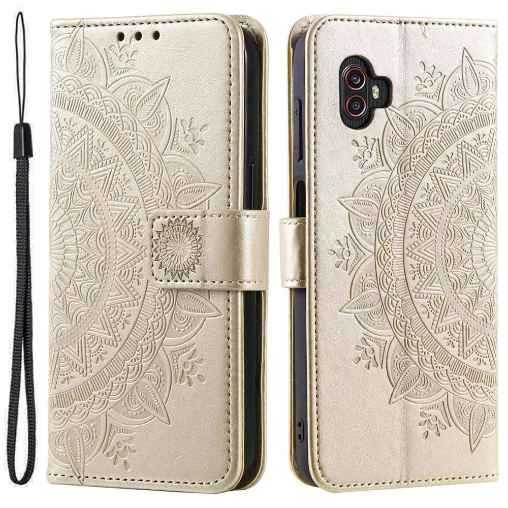 SKALO Samsung Xcover6 Pro Mandala Plånboksfodral