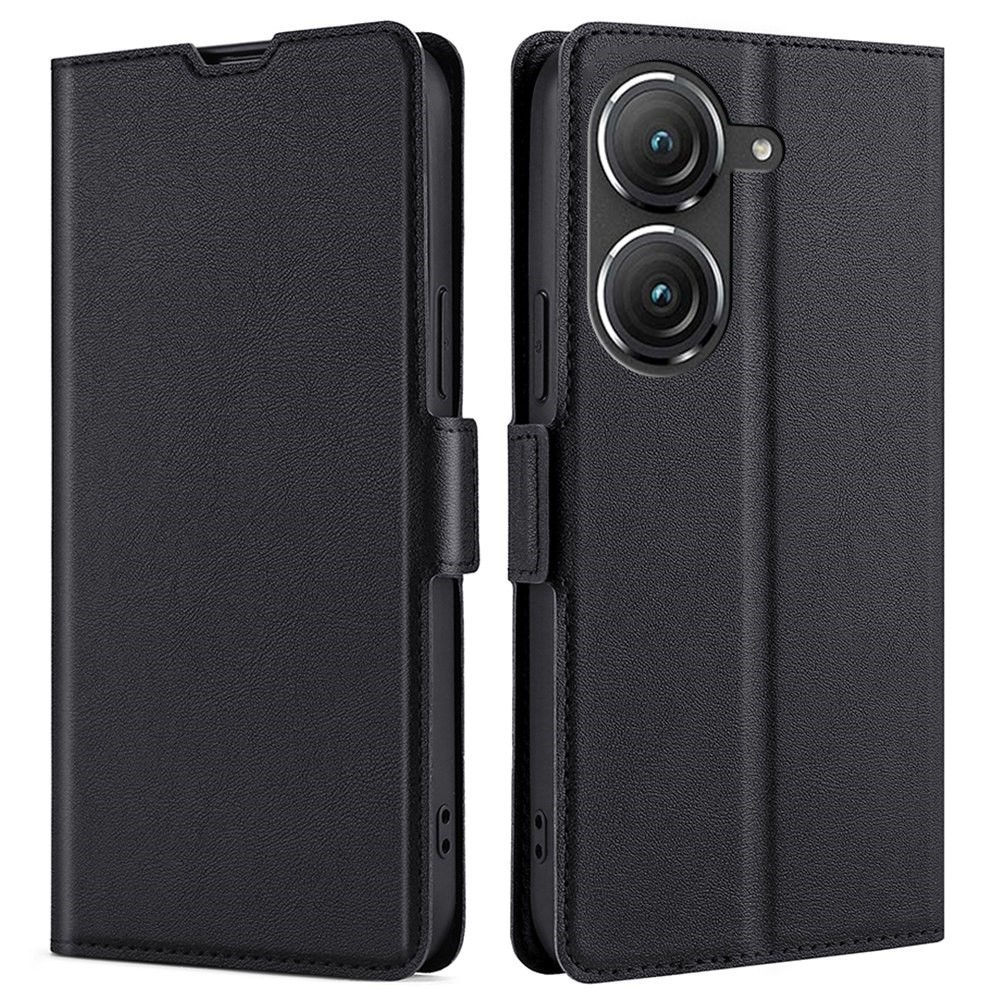SKALO Asus Zenfone 9 Ultratunn Premium Plånboksfodral