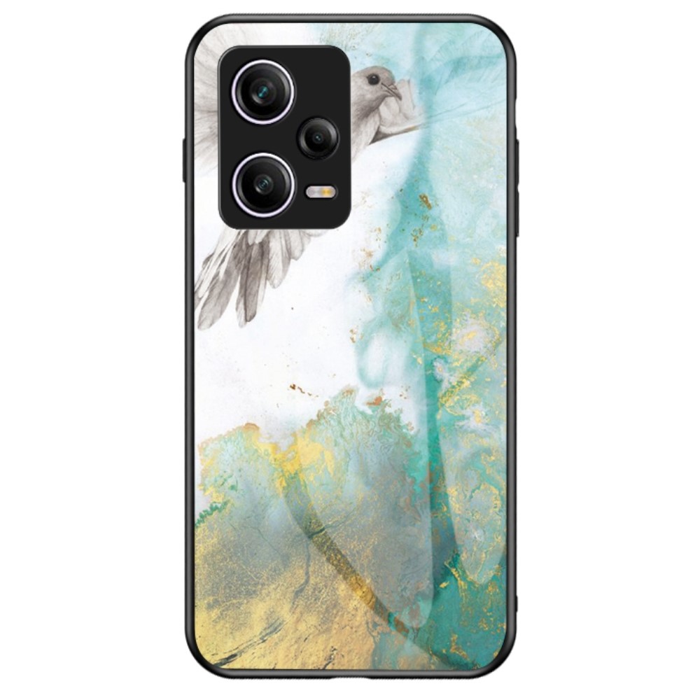 SKALO Xiaomi Redmi Note 12 Pro Marmor Härdat Glas TPU-skal - Motiv 3