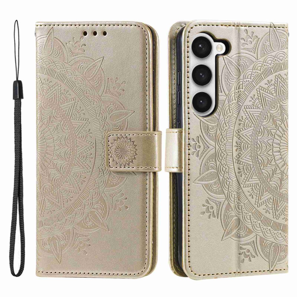SKALO Samsung S23 Mandala Plånboksfodral