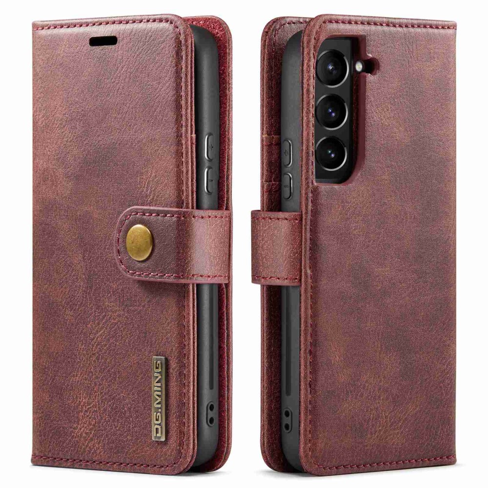 DG MING Samsung S23 2-i-1 Magnet Plånboksfodral