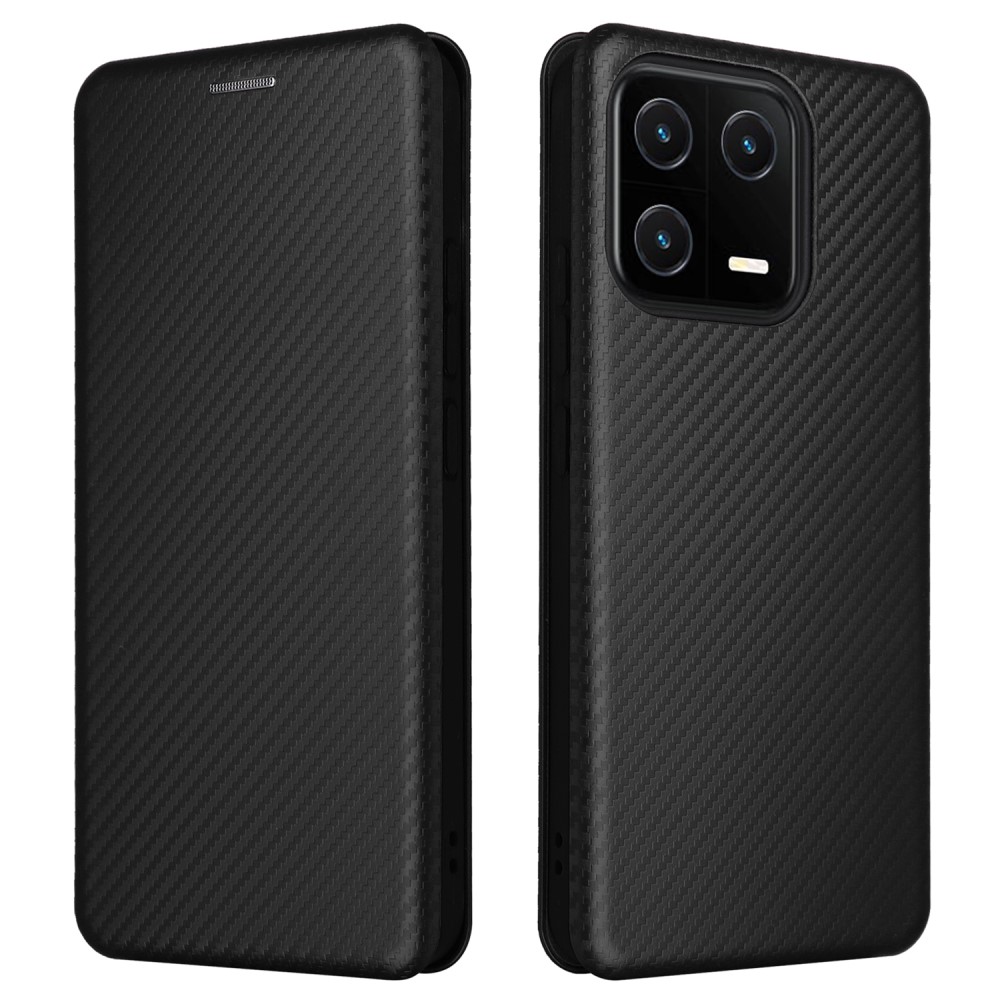 SKALO Xiaomi 13 Carbon Fiber Plånboksfodral