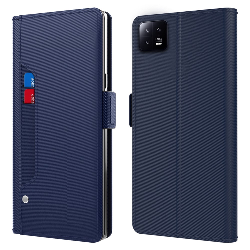 SKALO Xiaomi 13 Korthållare Spegel Plånbok