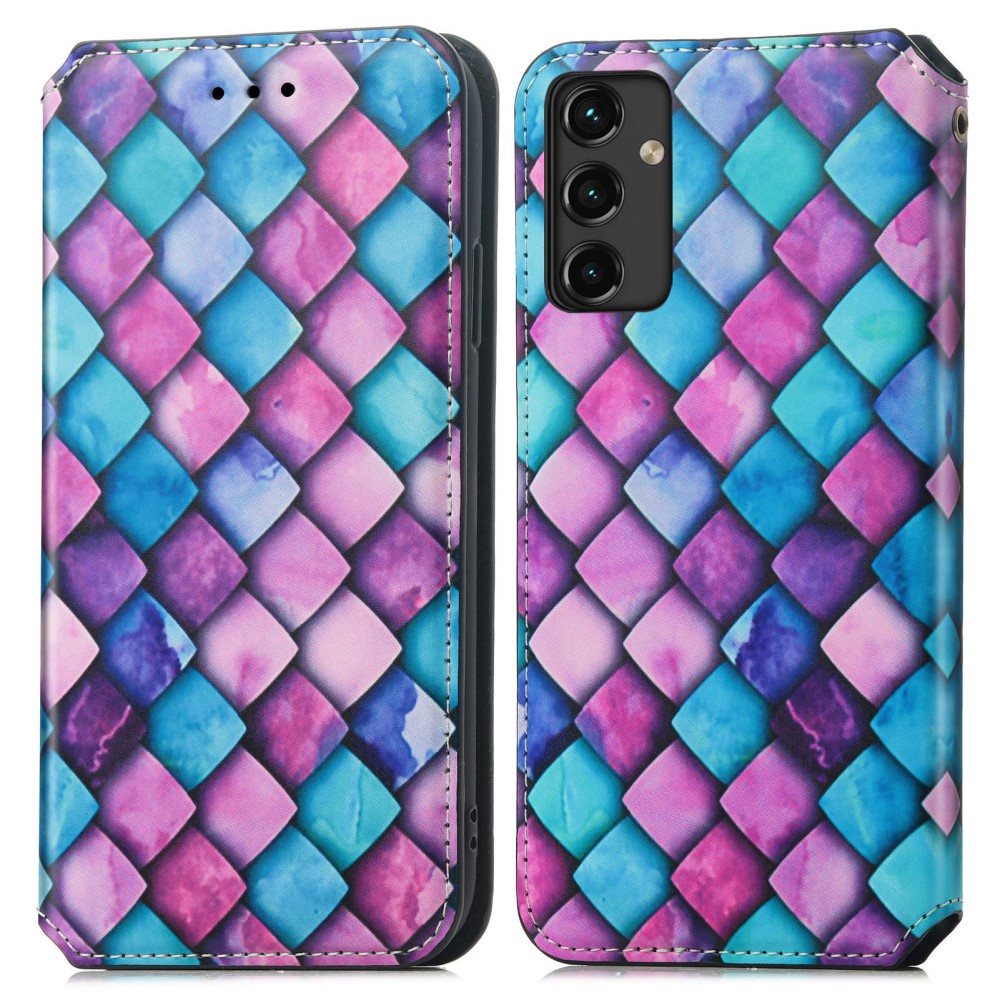 SKALO Samsung A14 / CASENEO Premium Cut Plånbok med Motiv - Motiv 1