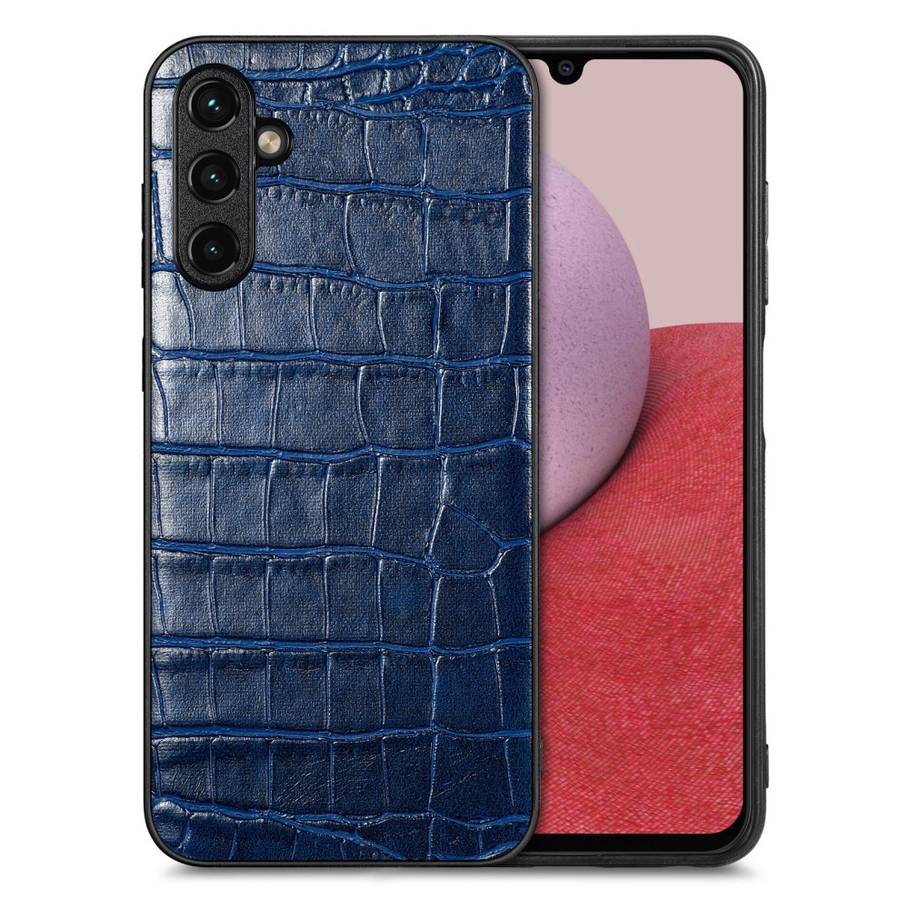 SKALO Samsung A14 / Krokodil PU-Läder Hybrid Skal