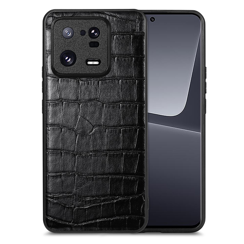 SKALO Xiaomi 13 Pro Krokodil PU-Läder Hybrid Skal