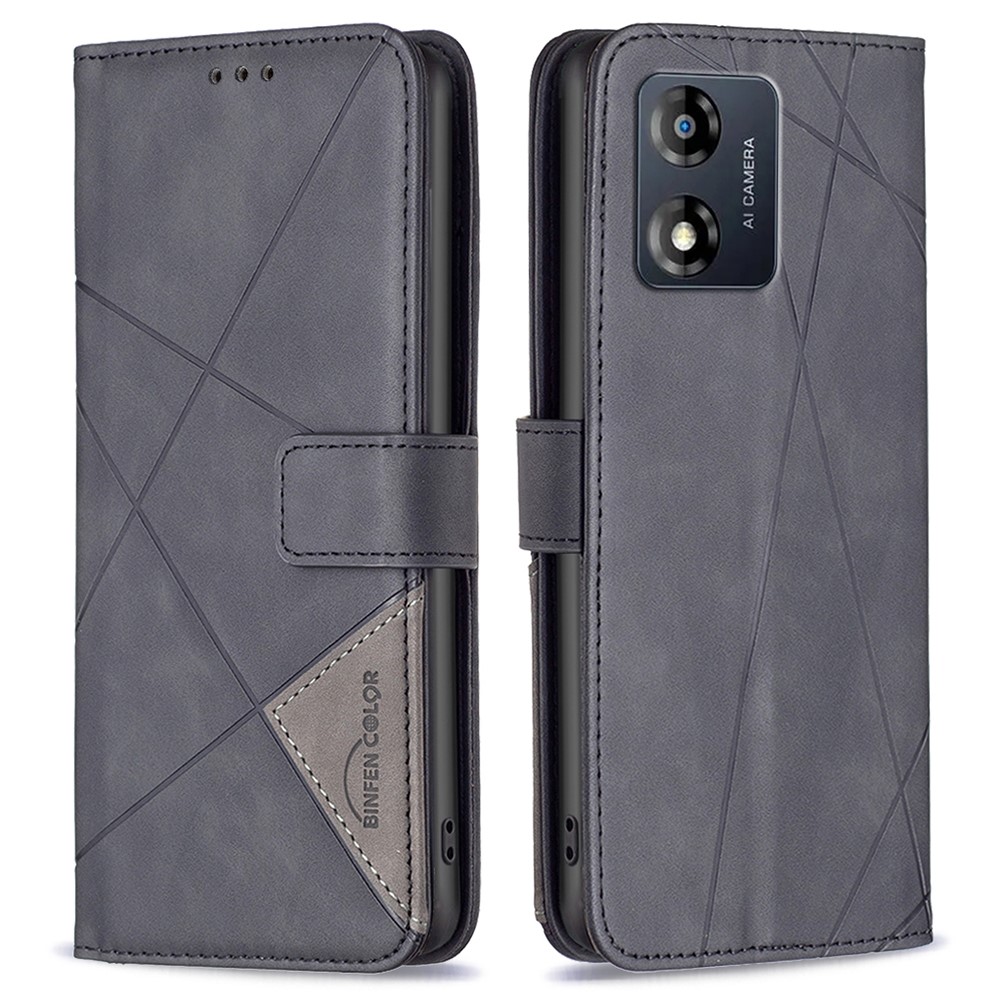 Moto E13 BINFEN COLOR Embossed Plånboksfodral