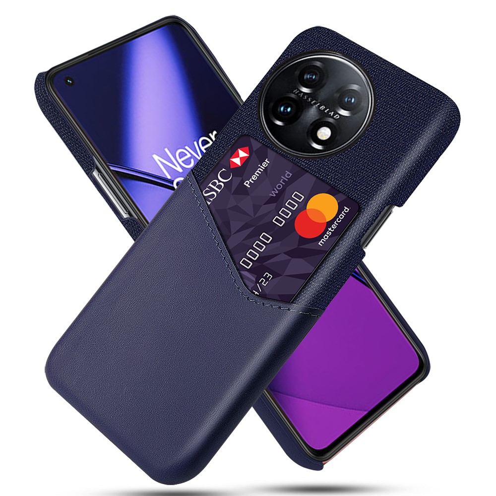 SKALO OnePlus 11 Premium PU-Läder Korthållare Skal