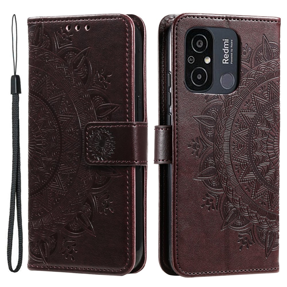 SKALO Xiaomi Redmi 12C Mandala Plånboksfodral