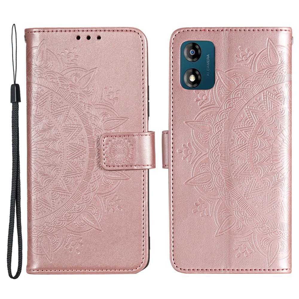 SKALO Motorola Moto E13 Mandala Plånboksfodral