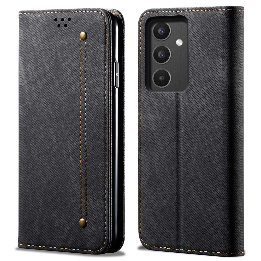 SKALO Samsung A34 Jeans Plånboksfodral
