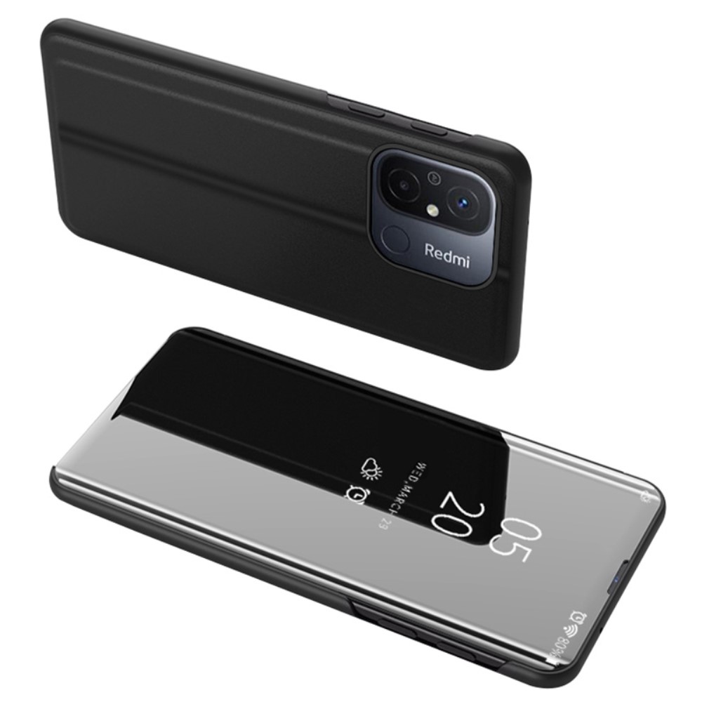 SKALO Xiaomi Redmi 12C Clear View Spegel fodral