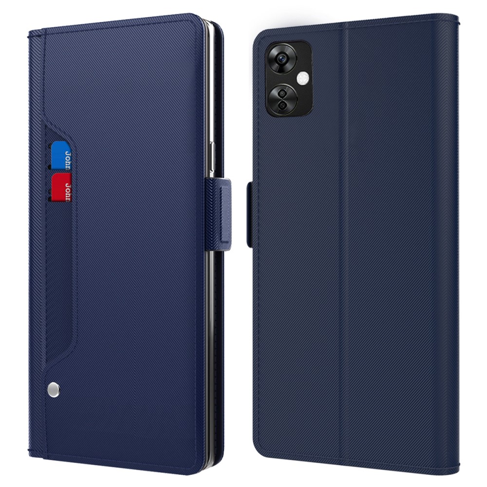SKALO OnePlus Nord CE 3 Lite Korthållare Spegel Plånbok