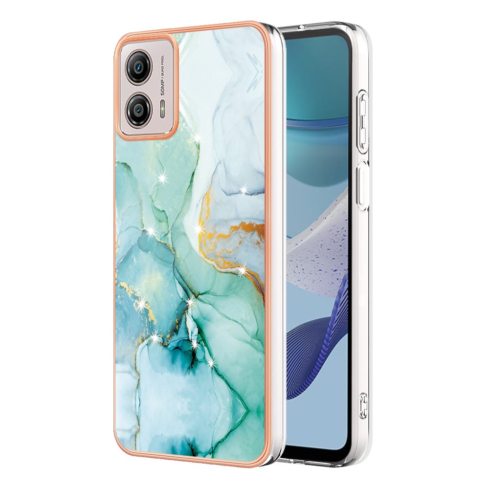 SKALO Motorola Moto G53 Marmor TPU-skal - Motiv 4