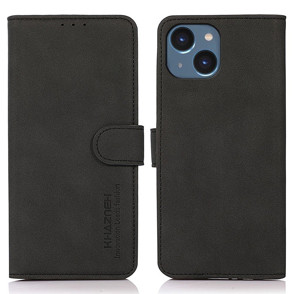 SKALO iPhone 15 Plus KHAZNEH Plånboksfodral i PU-Läder