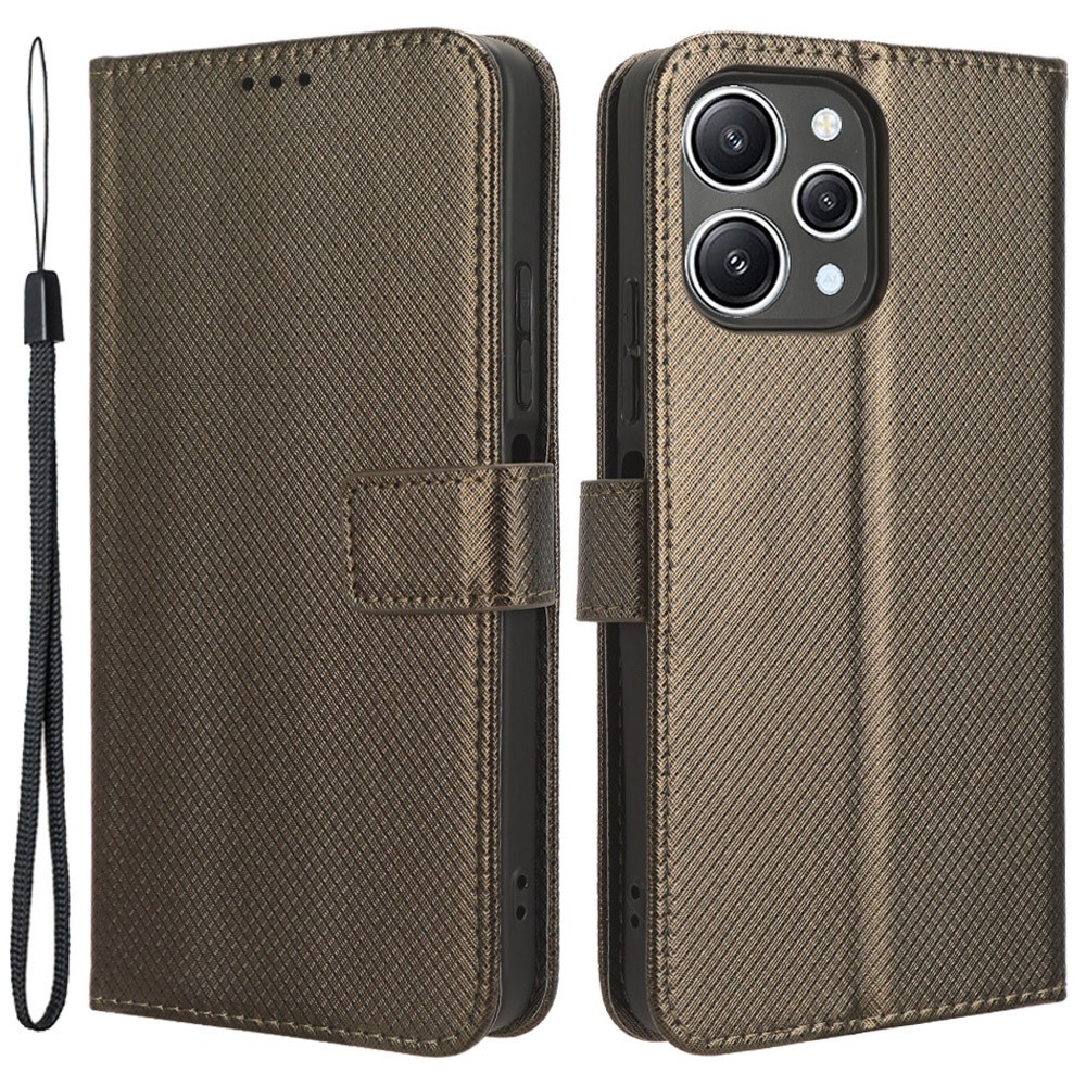 SKALO Xiaomi Redmi 12 / Premium Mini Romb Plånboksfodral