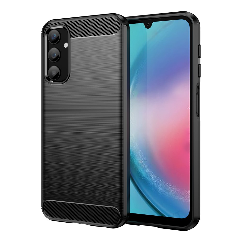 SKALO Samsung A25 Armor Carbon Stöttåligt TPU-skal