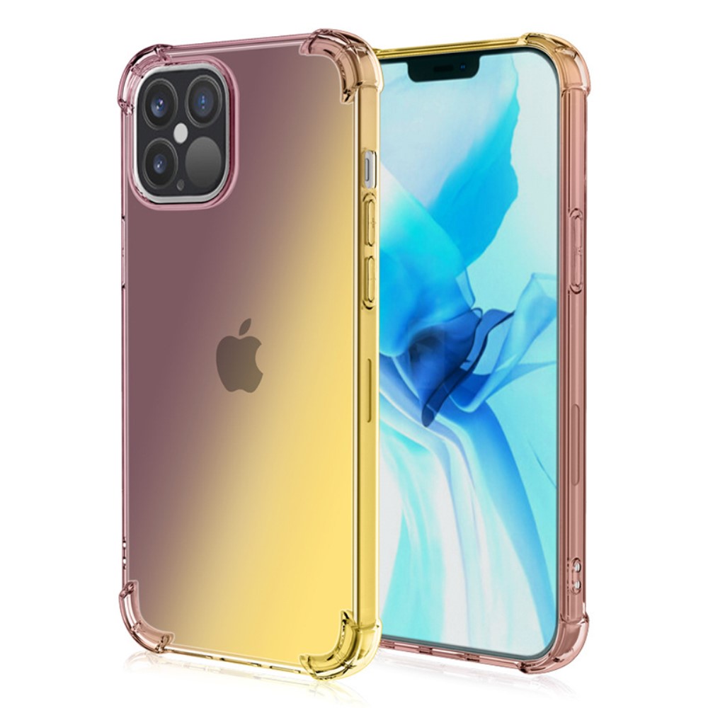 SKALO iPhone 15 Pro Max Gradient Extra strong TPU-skal - Svart