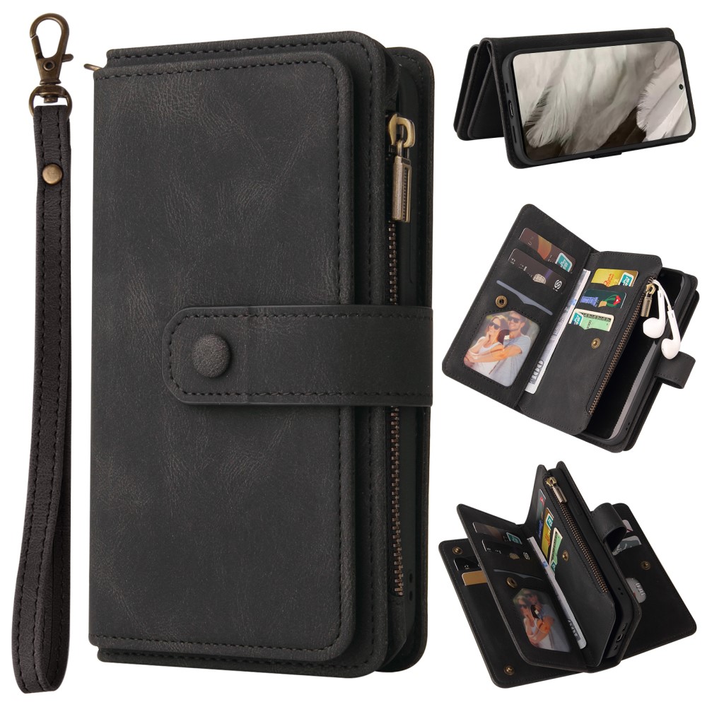 SKALO Google Pixel 8 Big Wallet 17-FACK Plånboksfodral