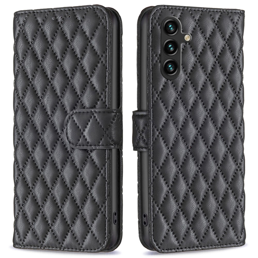 SKALO Samsung A05s BINFEN COLOR Quiltat Plånbok