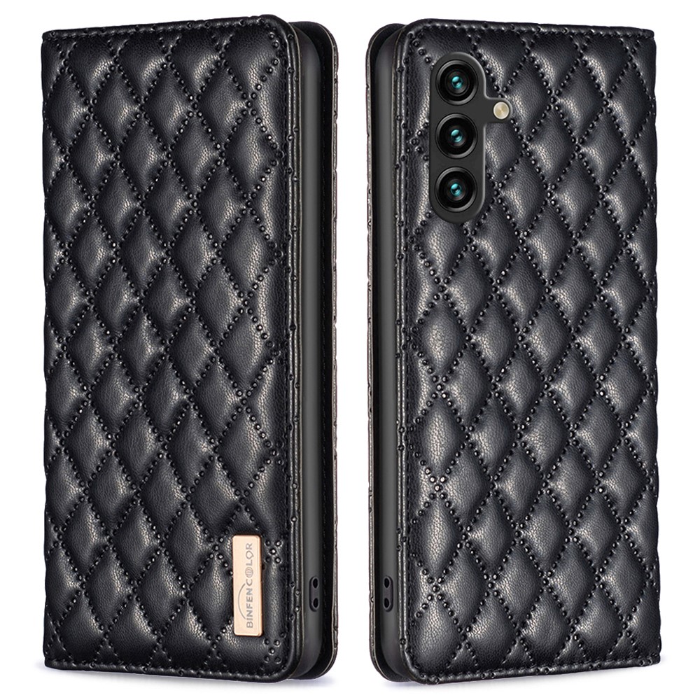 SKALO Samsung A15 BINFEN COLOR Big Wallet Quiltat Plånbok
