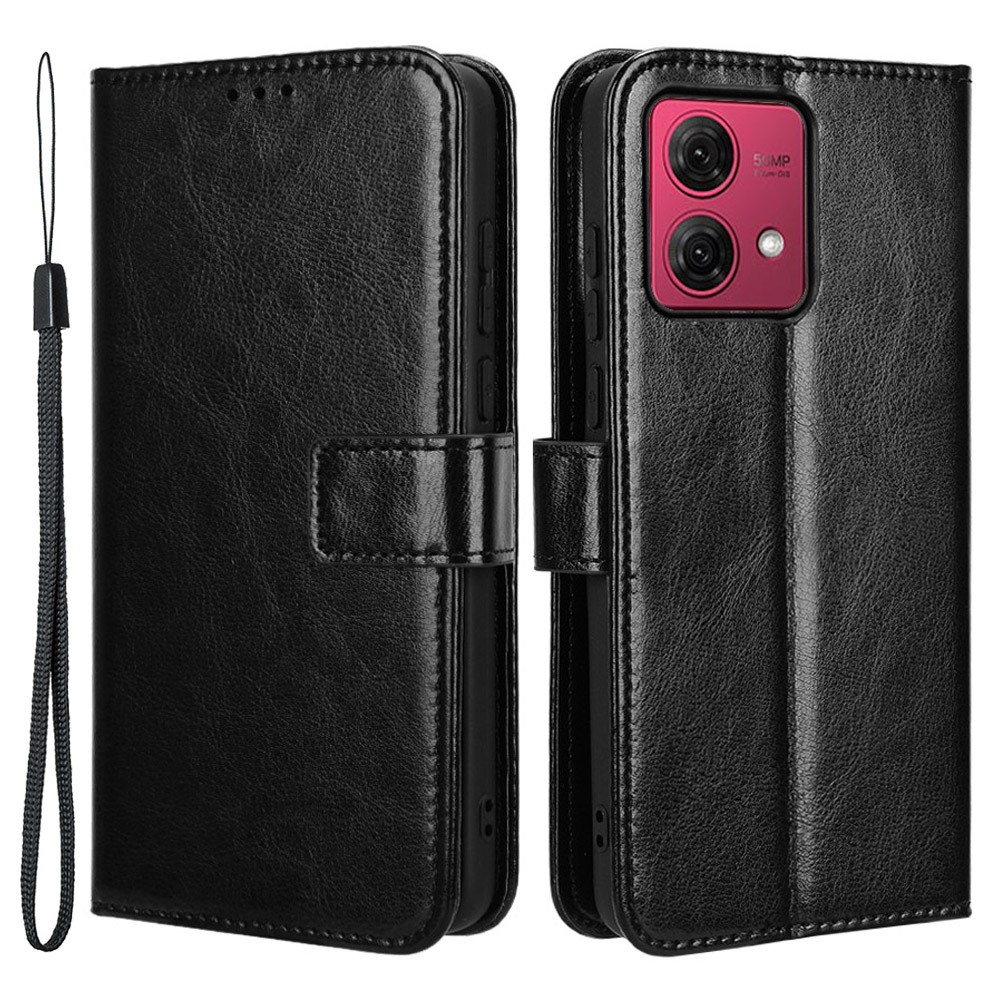 SKALO Motorola Moto G84 Plånboksfodral i PU-Läder
