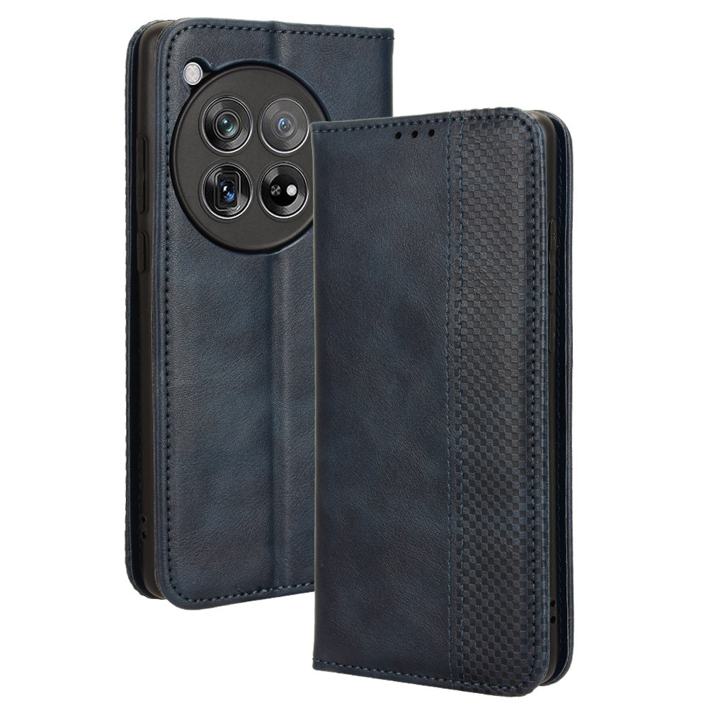 SKALO OnePlus 12R Embossed Premium Plånboksfodral
