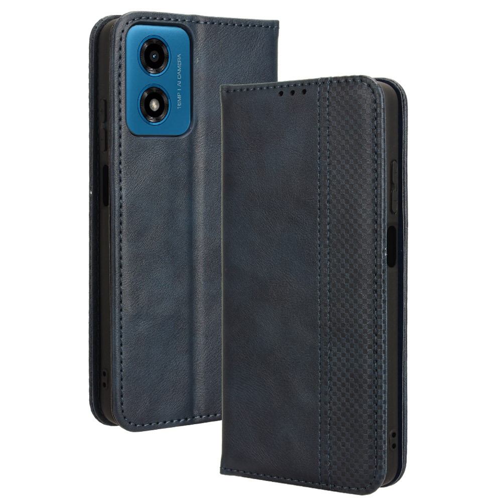 SKALO Motorola Moto G04 Embossed Premium Plånboksfodral