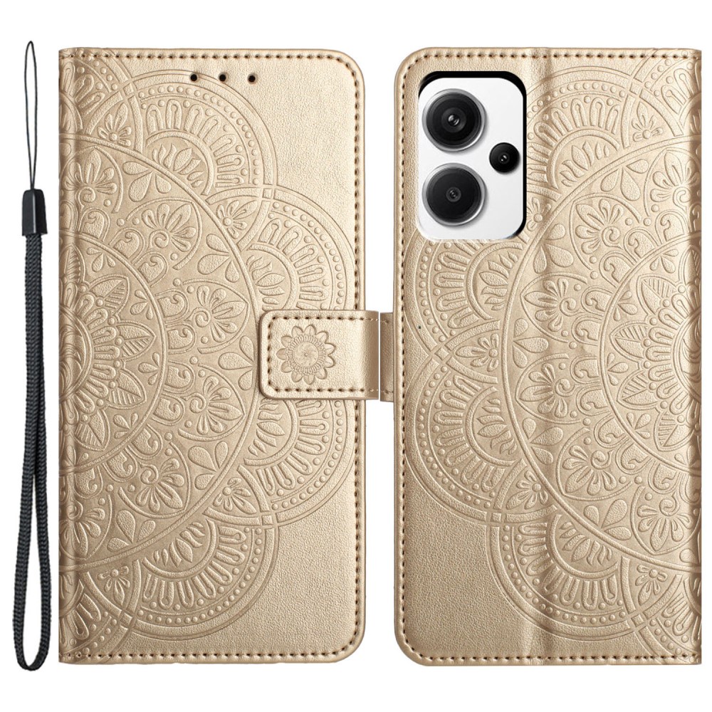 SKALO Xiaomi Redmi Note 13 Pro+ Mandala Plånboksfodral