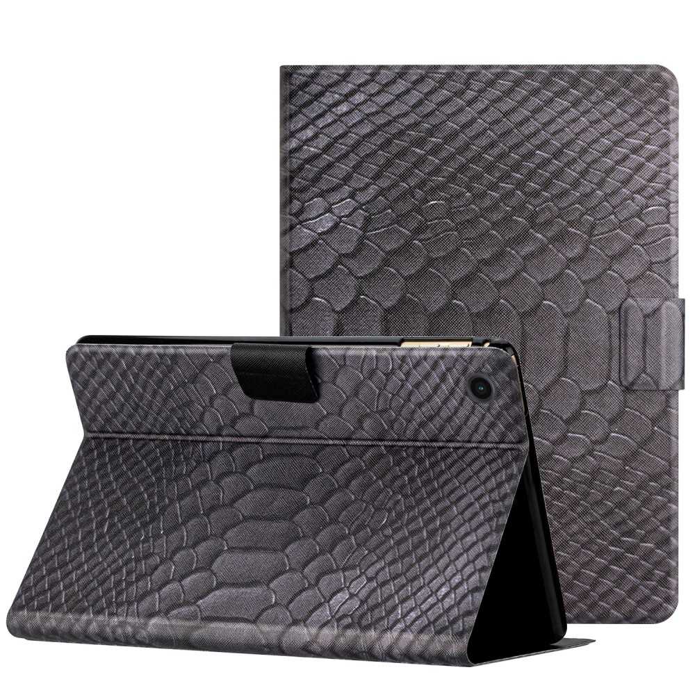 SKALO Samsung Tab A9 Krokodil PU-Läder Fodral