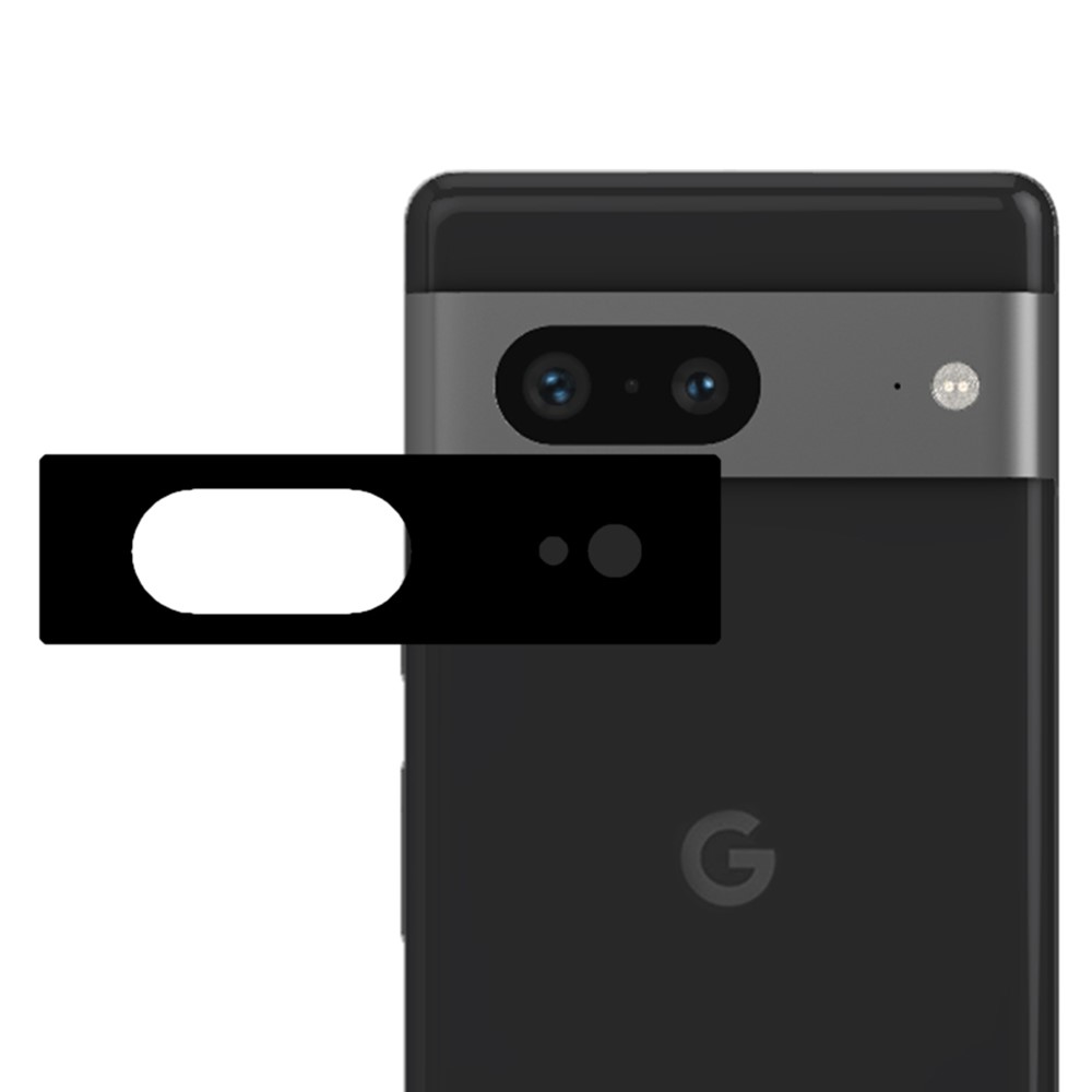 2-PACK SKALO Google Pixel 8 3D Linsskydd/Kameraskydd Härdat Glas
